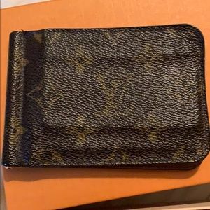 Louis Vuitton pince monogram logo wallet